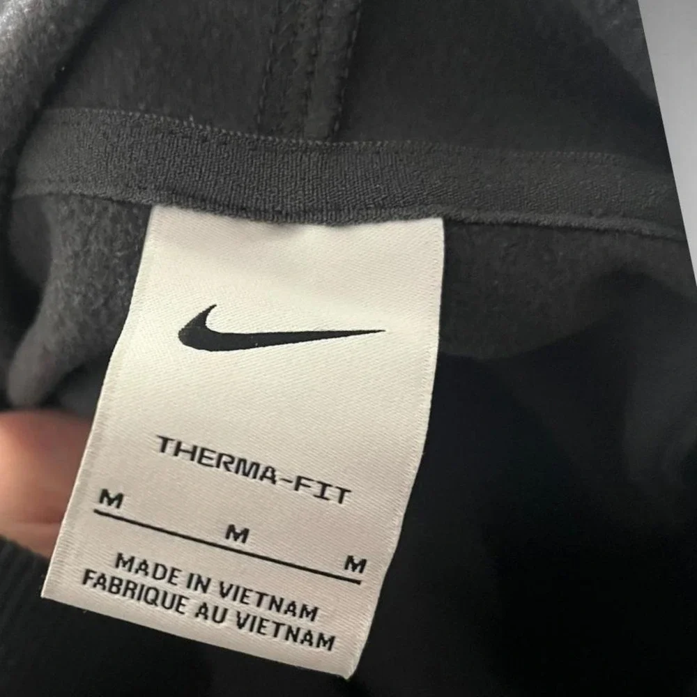 NIKE THERMA FIT Men's Gray Purdue Pullover Hooded Sweatshirt Medium | EUC